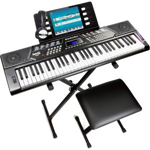 RockJam 61 Key Keyboard Piano With Pitch Bend Kit