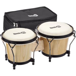 RockJam 7" and 8" Bongo Drum Set